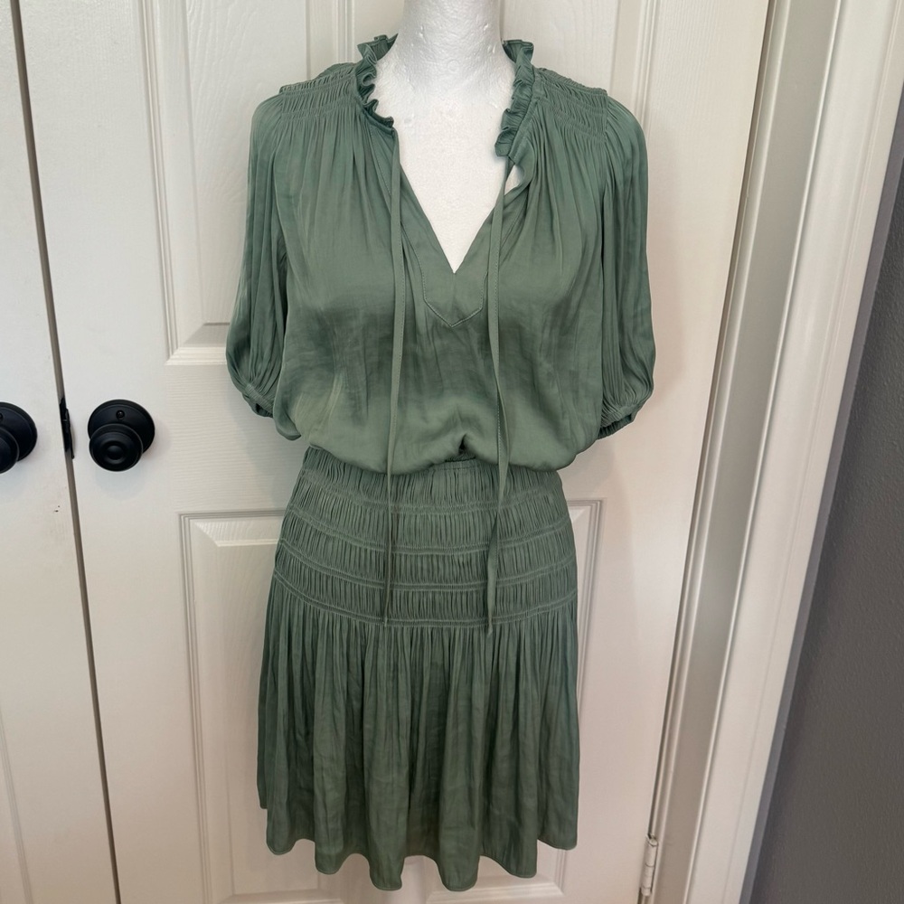 Current Air by Anthropologie Aurelie‎ Pleated Mini Dress